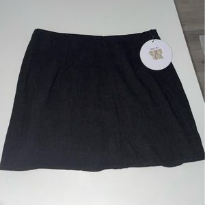 Brand New Princess Polly Black Mini Skirt Size 6